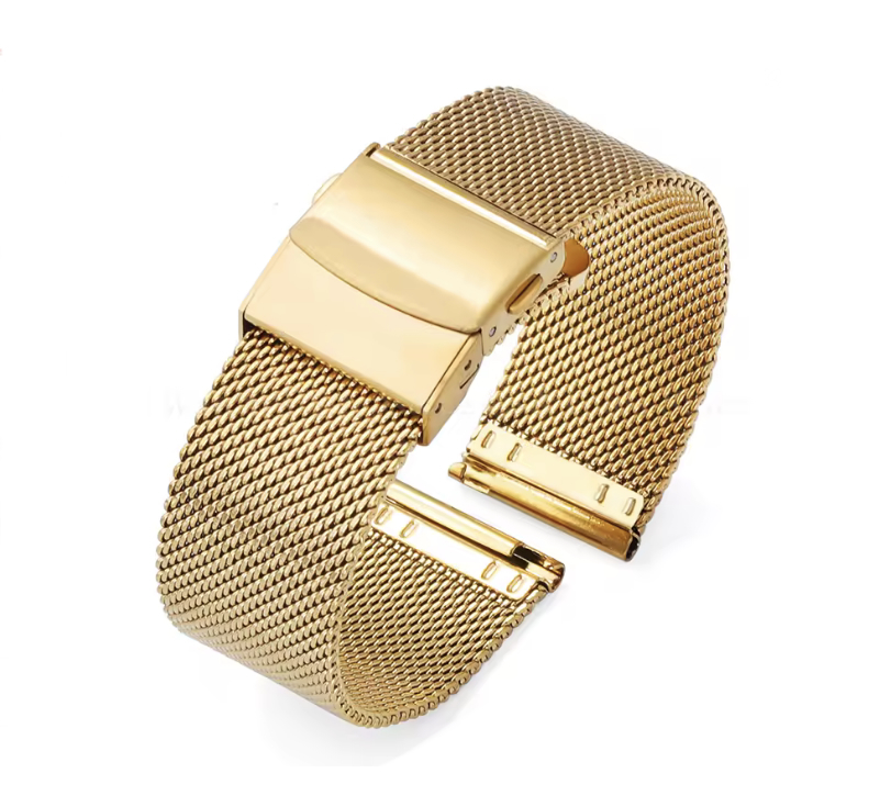 Meshlänk - Milanese - guld
