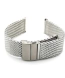 Meshlänk - Milanese - silver - 20mm