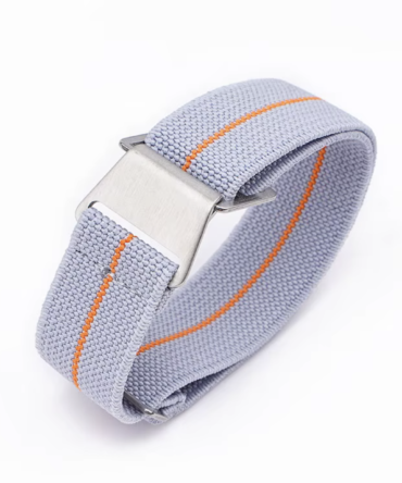 Nylon Strap Paratrooper - Ljusgrå / orange