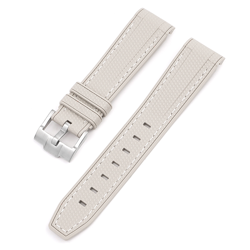 Gummi Curved Premium - Beige / vit