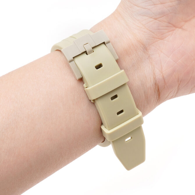 Spänne Curved Plastic - Beige
