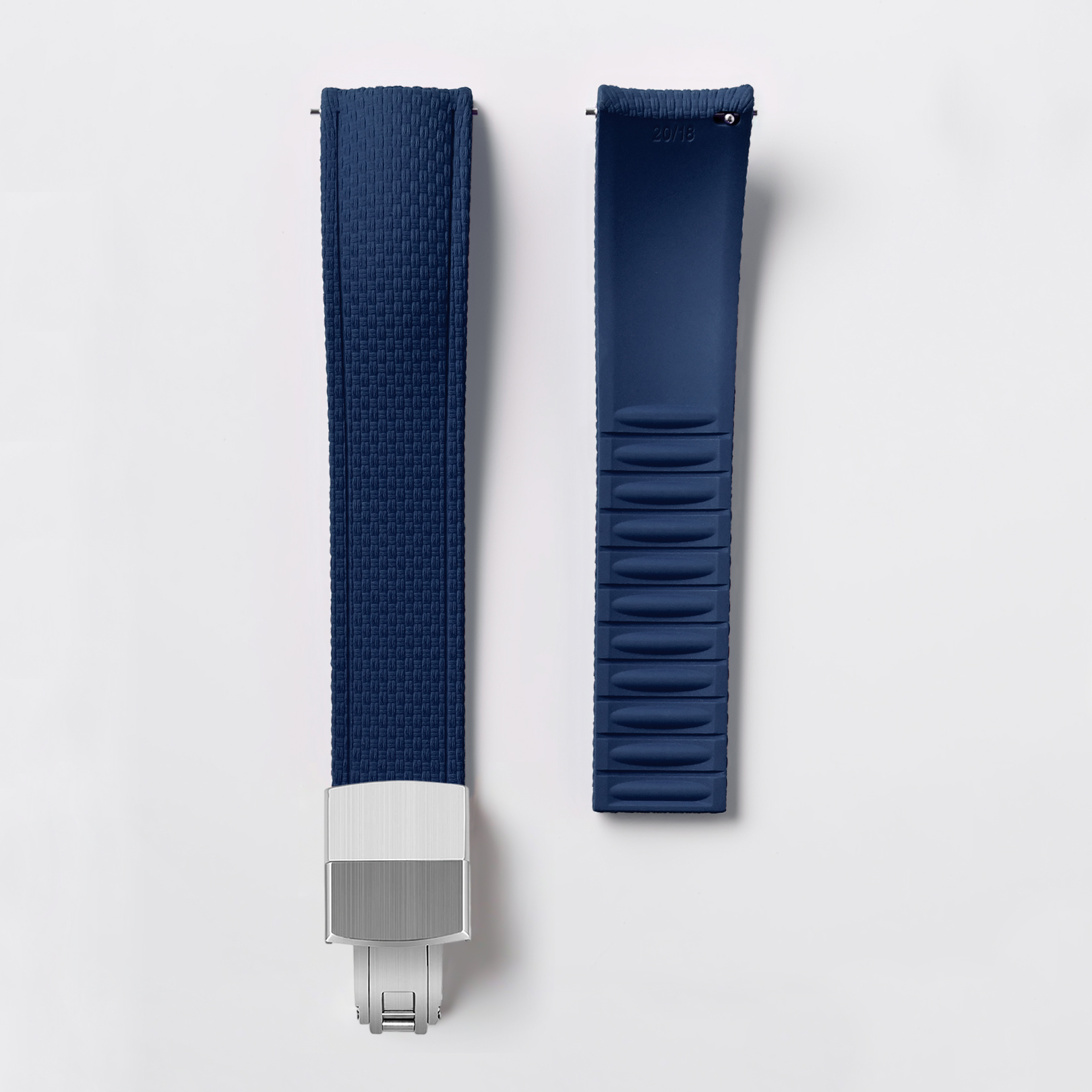 Gummi Semi-Curved Woven CTS FKM - blå