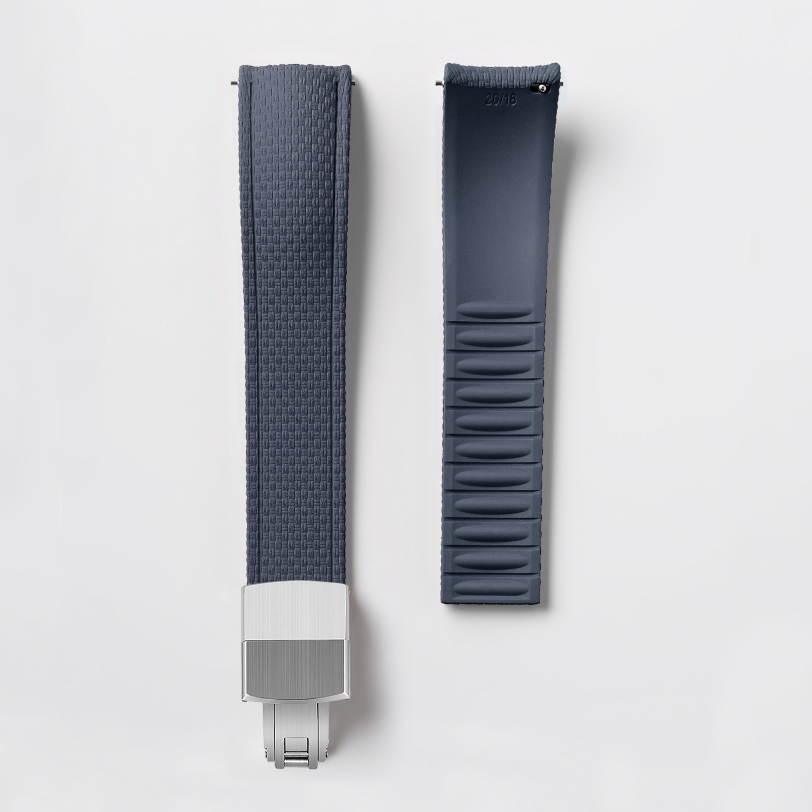 Gummi Semi-Curved Woven CTS FKM - grå